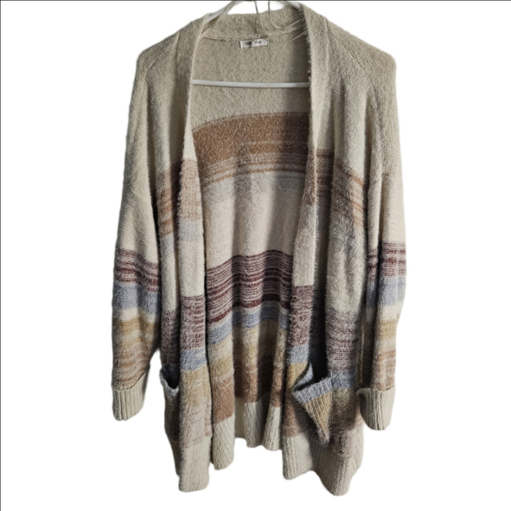 Maurices Multicolor Striped Cardigan